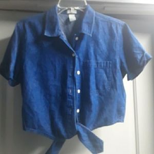 Blue top sz L